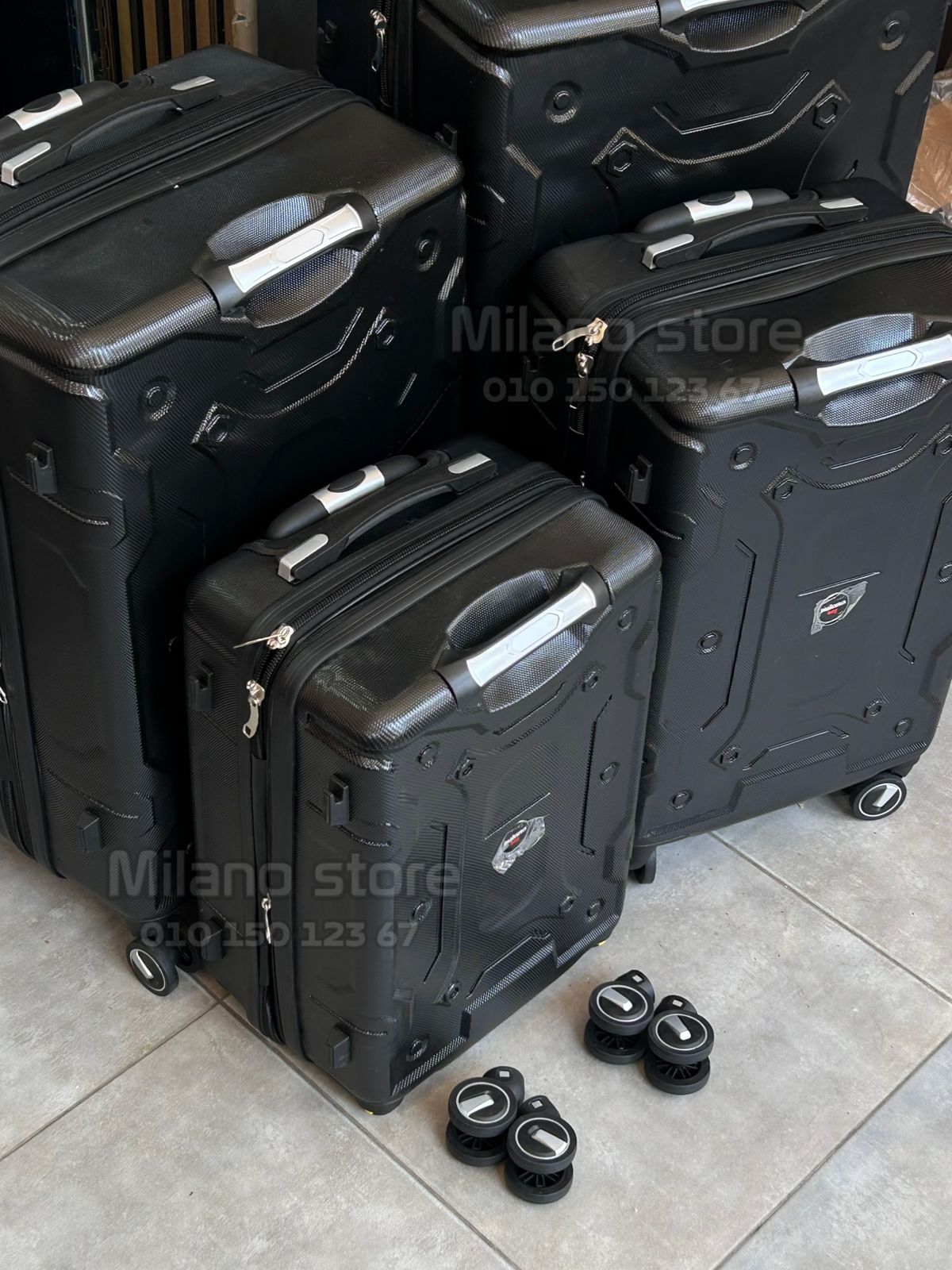 شنط سفر ميلانو المدرعه 4 شنط
