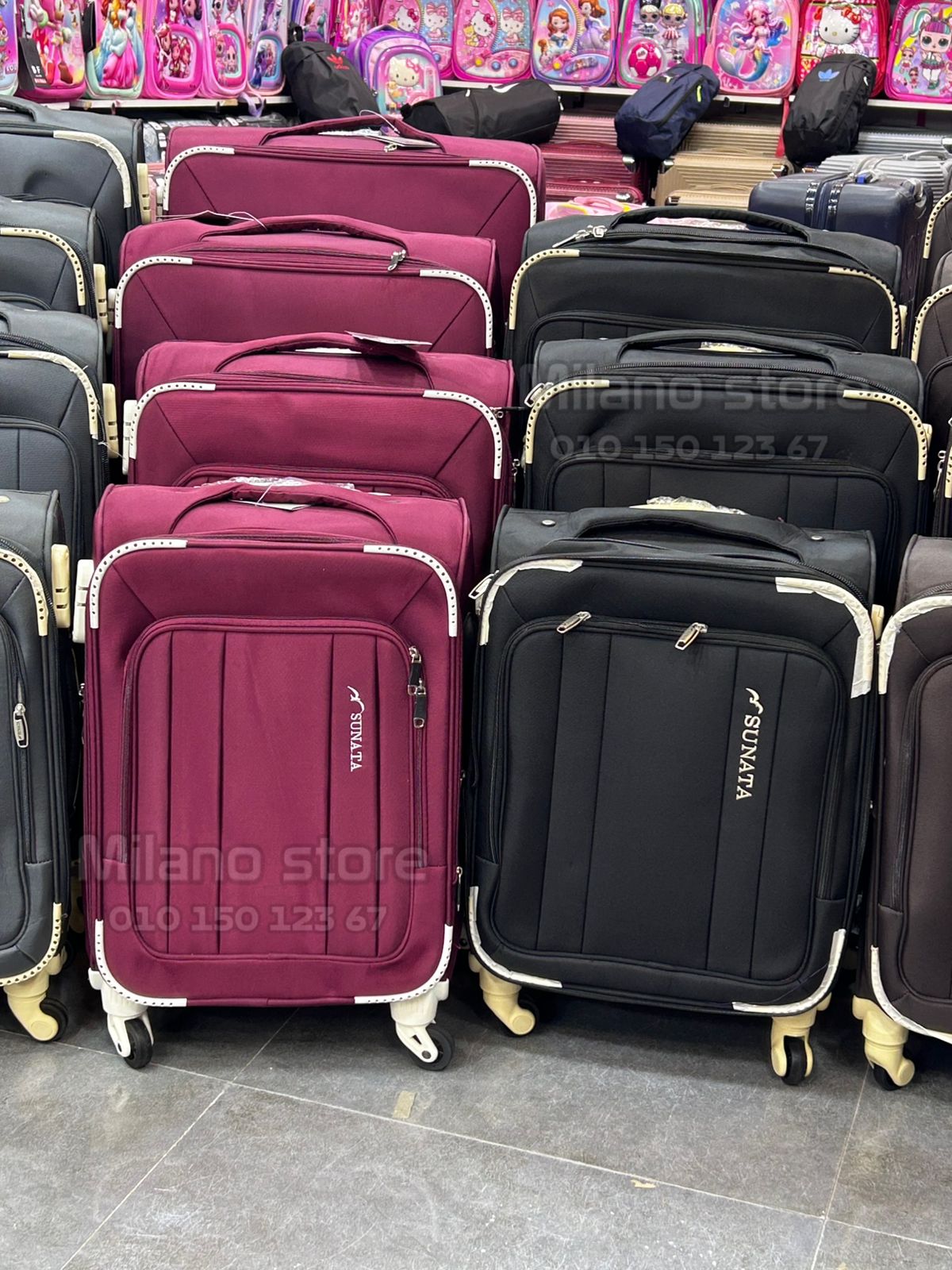 Sonata fabric luggage bags