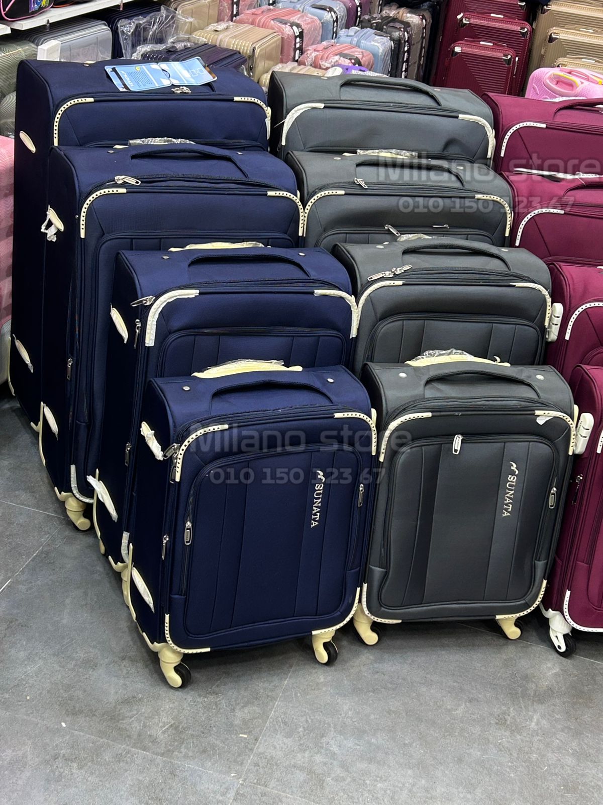 Sonata fabric luggage bags